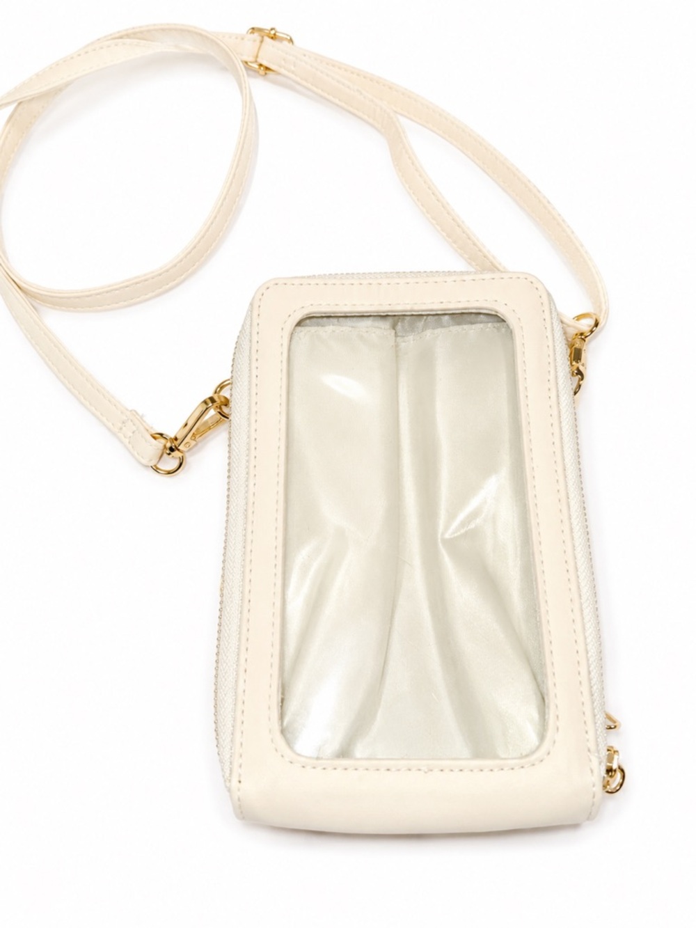 Cream Crossbody with phone storage - Picture 3 of 3